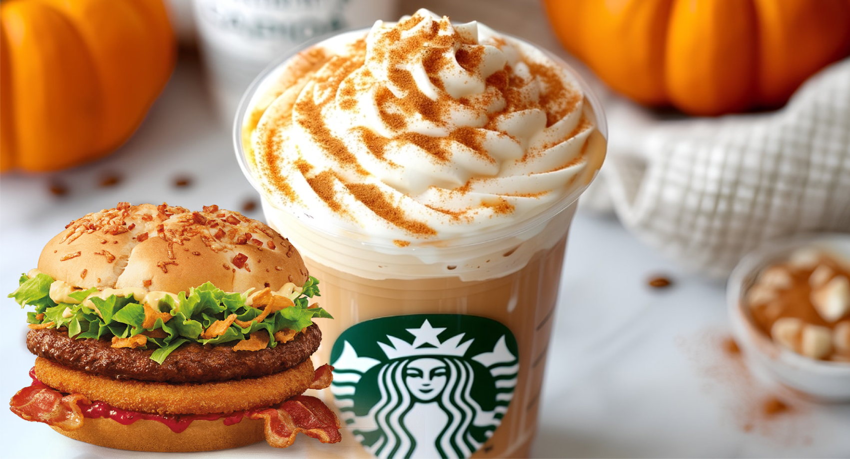 Burger Drwala vs. Pumpkin Spice Latte – Co ma więcej kalorii?